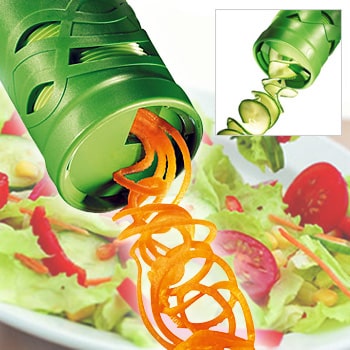 Veggie Twister spiralizer grønnsakskutter - lag grønnsaksspaghetti med spiralkutter