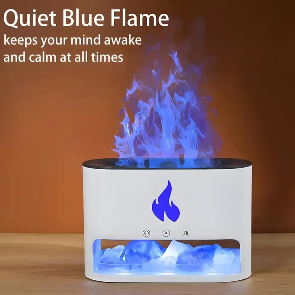 Vulkan Luftfukter & Aroma Diffuser 240 ml med Krystalsalt