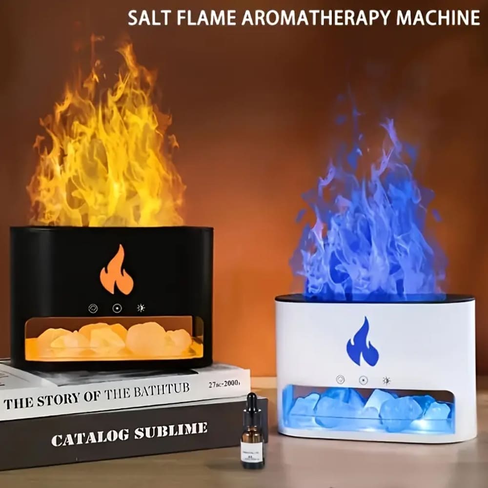 Vulkan Luftfukter & Aroma Diffuser 240 ml med Krystalsalt