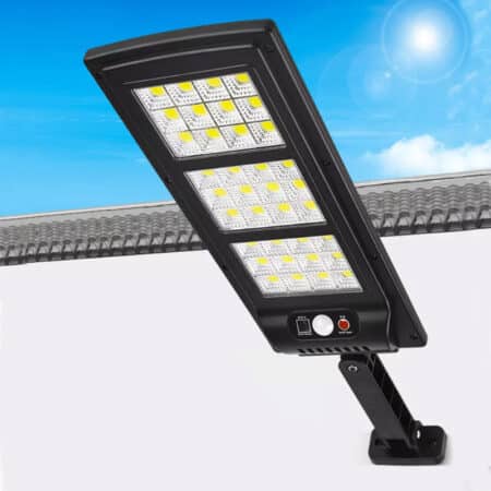 LED-Gatelampe m/bevegelsessensor til vegg – solcelledrevet
