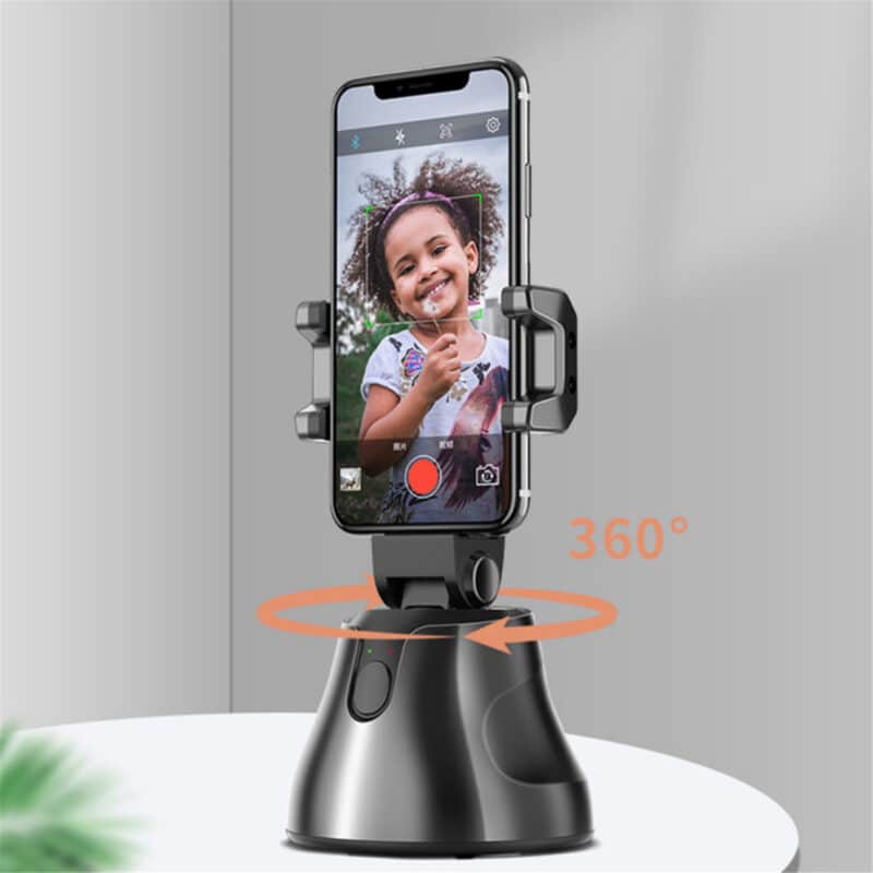 Smartphone selfie stick – Intelligent 360° auto-tracking