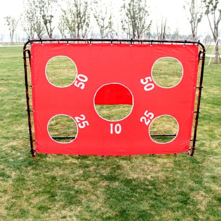 Kvalitetsfotballmål med måltavle 240 x 170 x 85cm. m/stålramme (duken kan enkelt fjernes)