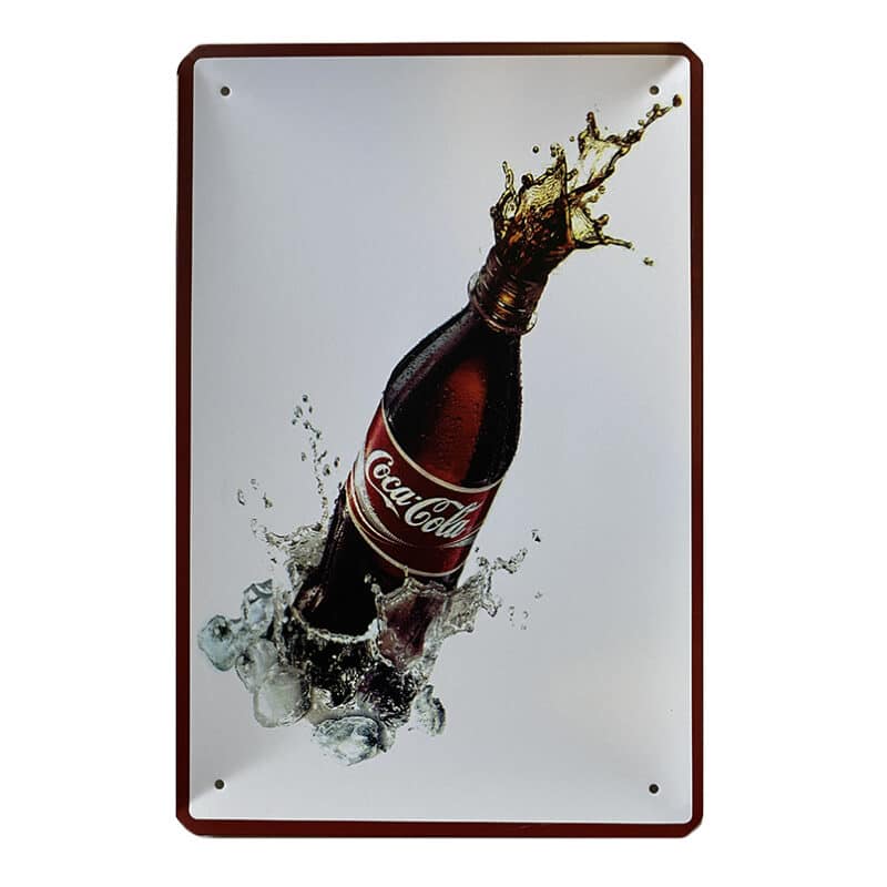 Metallskilt – Coca Cola
