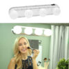 Hollywood LED-Makeup-lys til speil m/sugekopp