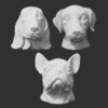 Hundehoder i gips – 11 cm. – fra SIA Home Fashion