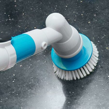 Spin Scrubber - elektrisk rengjøringsbørste (inkl. 3 børstehoder) skrubbebørste på salg nå