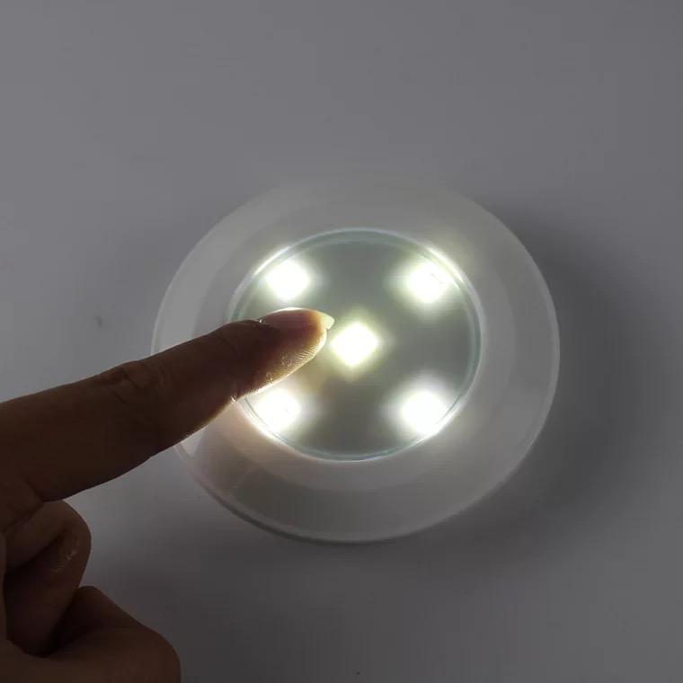 LED Spot lys med fjernbetjening - 3 stk
