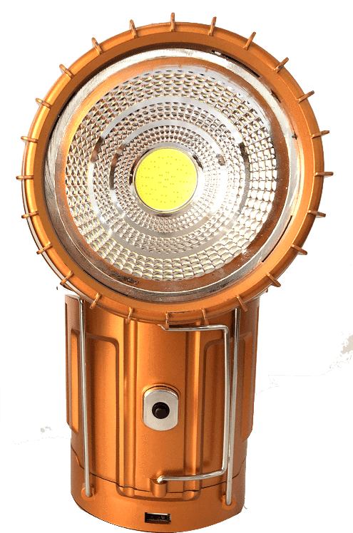 LED Camping Lampe - solcelle & batteri