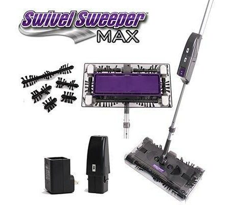 Smart Swivel Sweeper MAX - rengjøringsbørste med roterende børstehoder - automatisk feiekost på salg nå