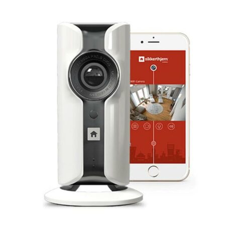 Trådløst kamera (kontrollert av mobiltelefon) - WiFi-kamera overvåkningskamera med HD oppløsning på salg nå