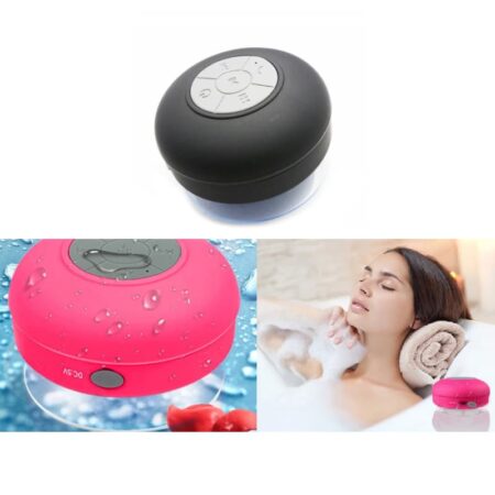 Vanntett Bluetooth-høyttaler med sugekopp til badet m.m.