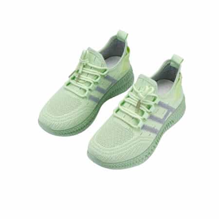 Løpesko/Sneakers for kvinner, pustende og med optimal støtdemping - grønn -